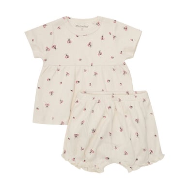 Minymo Babyset lieveheersbeestje AOP White Zwaan