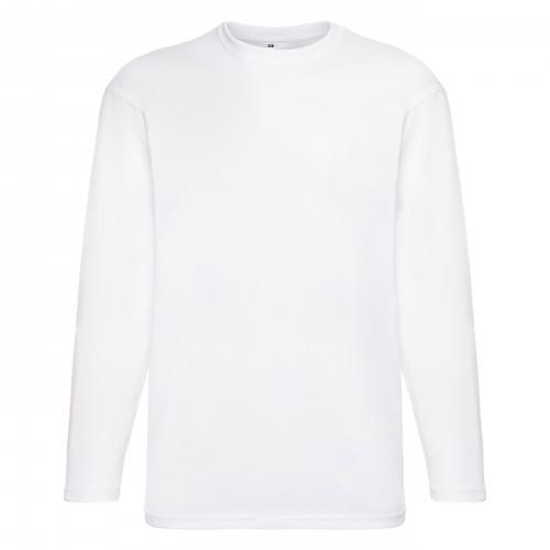 Universal Textiles Heren Value Casual T-shirt met lange mouwen Small sneeuw