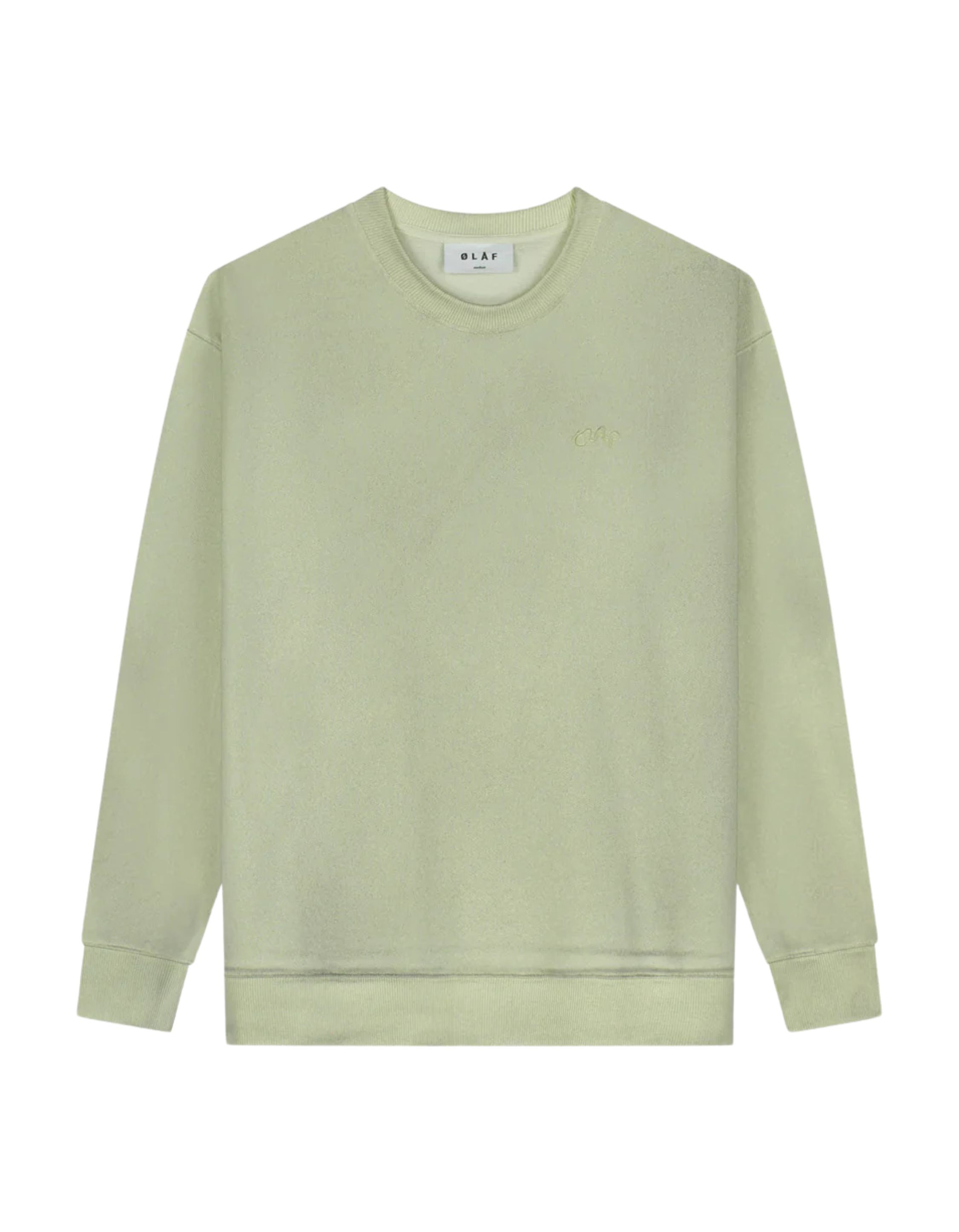 Olaf Hussein Pigment spray crewneck sweaters m210203