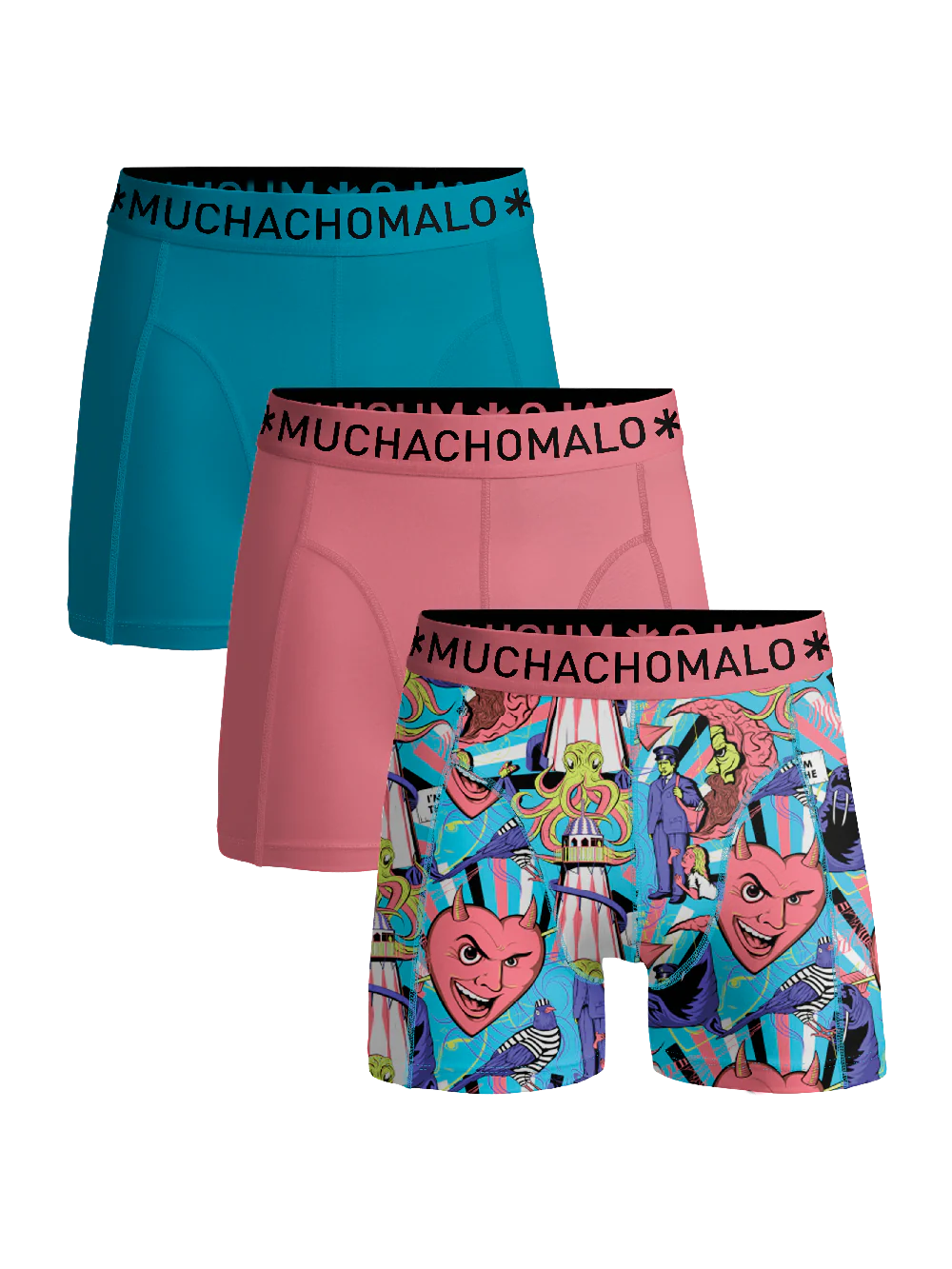 Muchachomalo Jongens 3-pack boxershorts