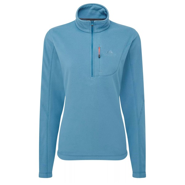 Mountain Equipment  Women's Micro Zip Tee - Fleecetrui, blauw