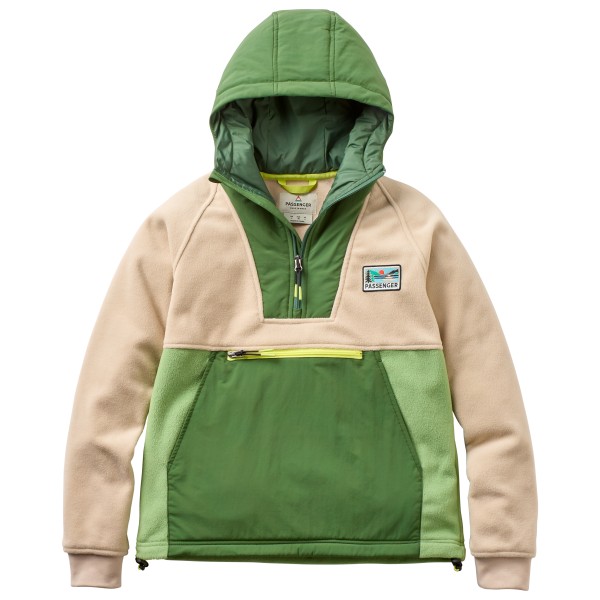 Passenger  Women's Bryni Recycled Hooded Polar Fleece - Fleecetrui, beige