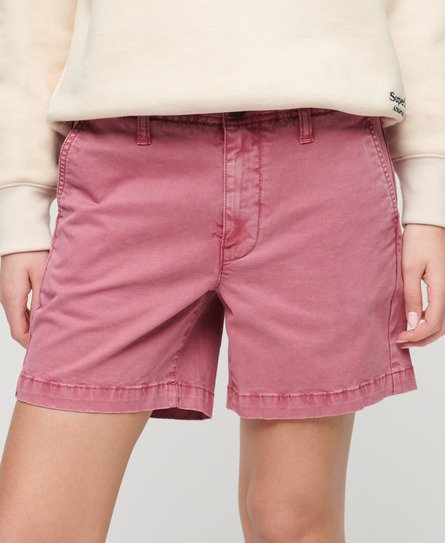 Superdry Vrouwen Klassieke Chinoshort Roze