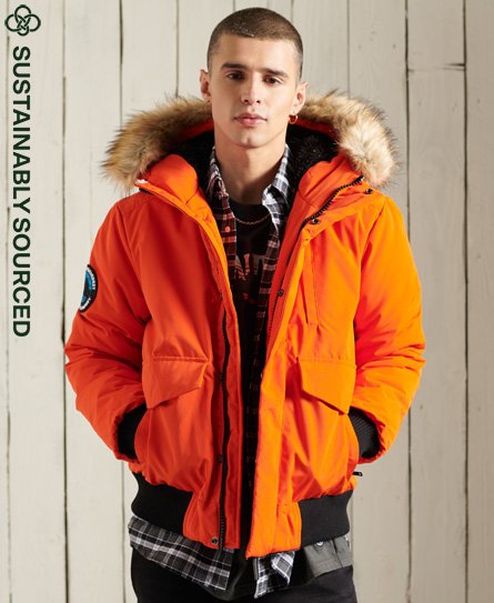 Superdry Mannen Everest Bomberjack Oranje
