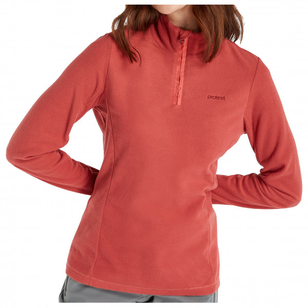Protest  Women's Mutez 1/4 Zip Top - Fleecetrui, rood