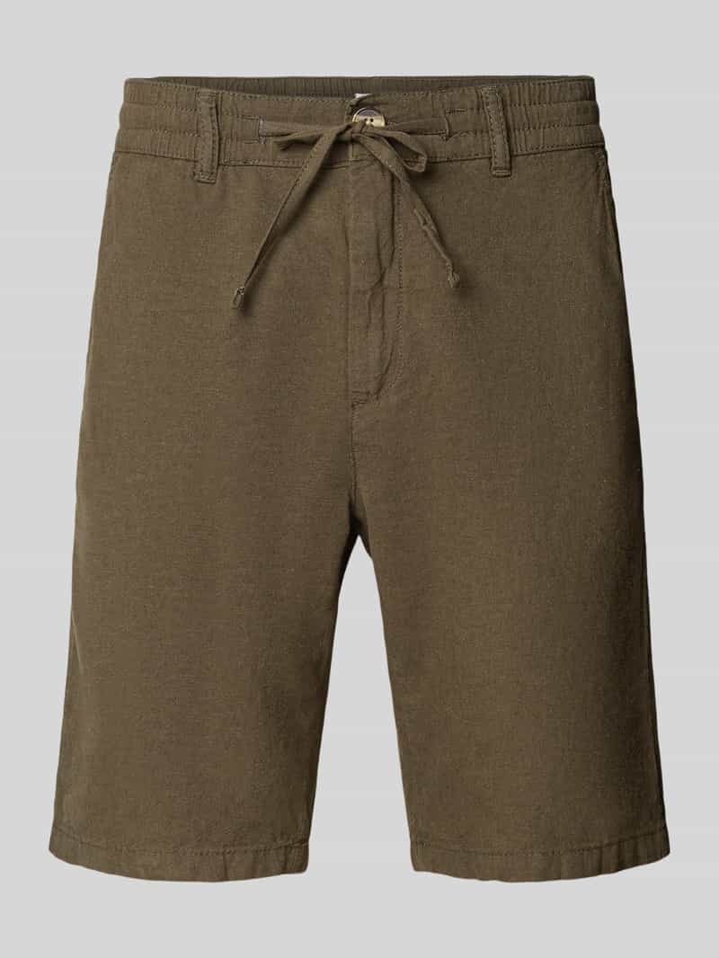 LINDBERGH Chino-short met linnen