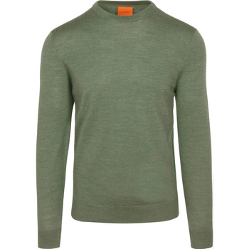 Suitable Sweater  Merino Pullover Mid Groen