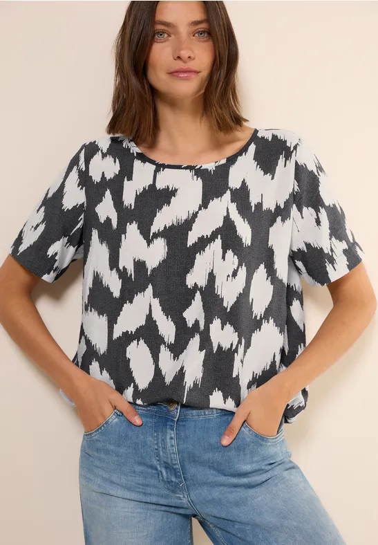 Cecil Gedessineerde blouse