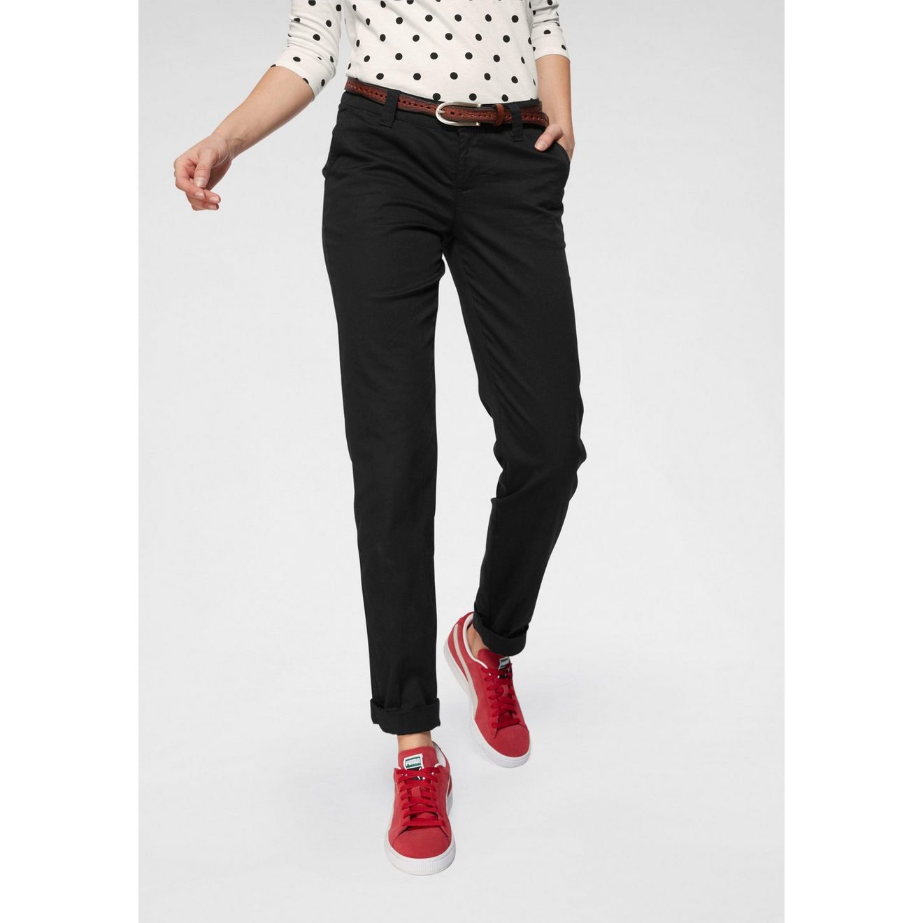 AJC Chino in een vlot model met klepzakken