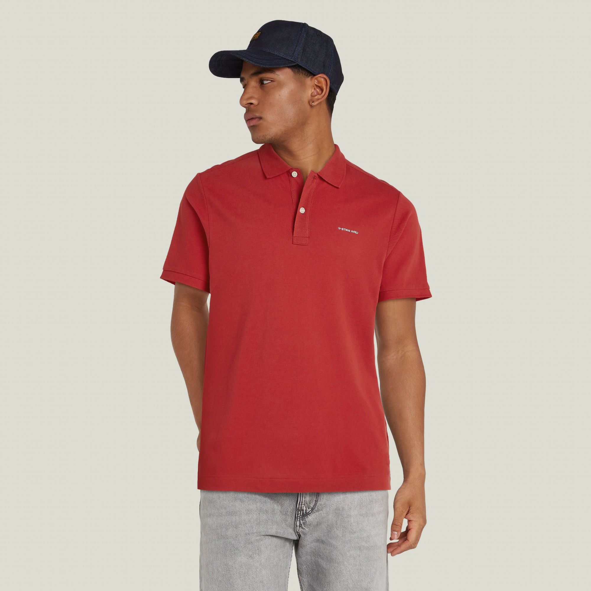 G-Star RAW Oluv Slim Polo - Rood - Heren