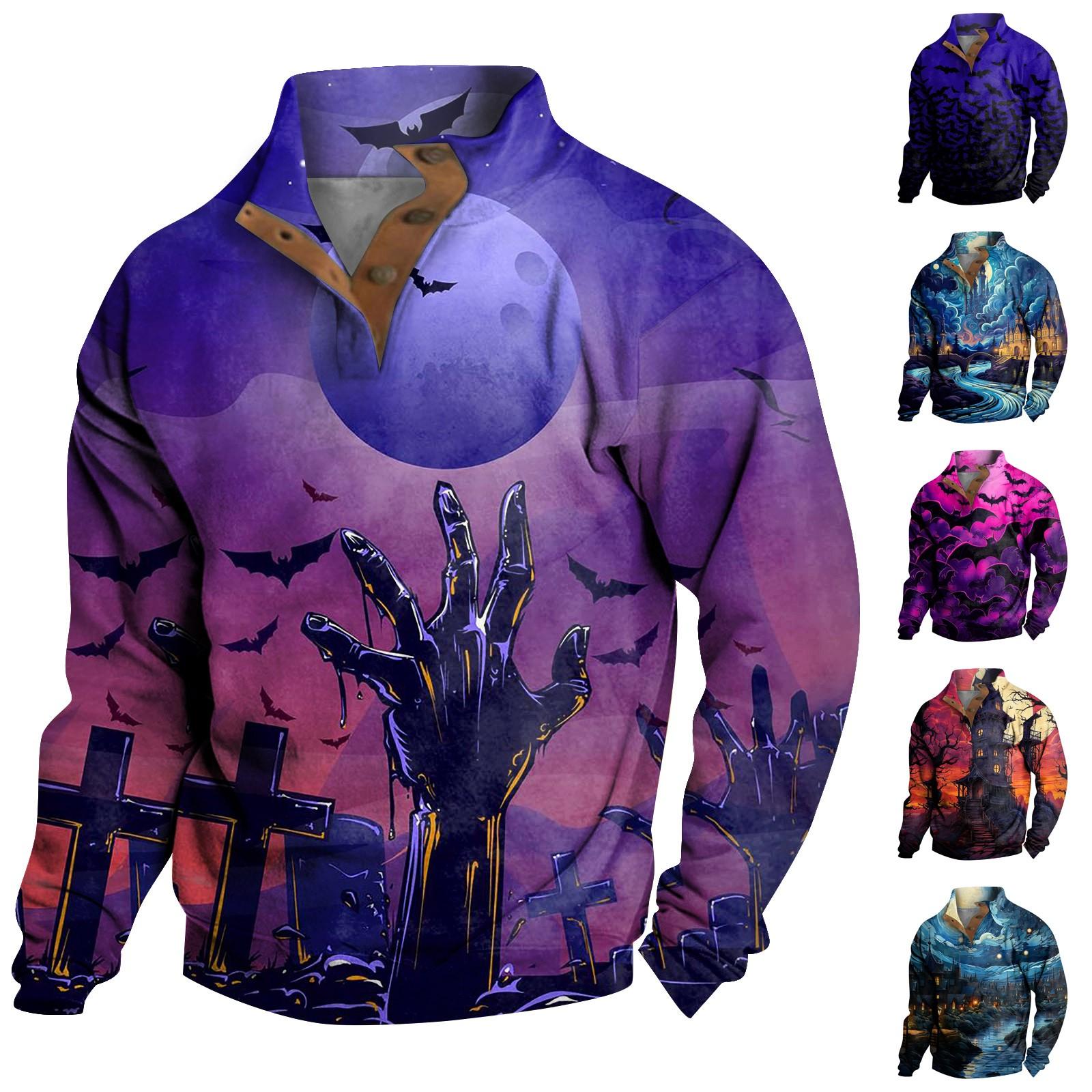 Ximalaya Lente en herfst herensweatshirt met staande kraag is outdoor casual truien tops XXXL