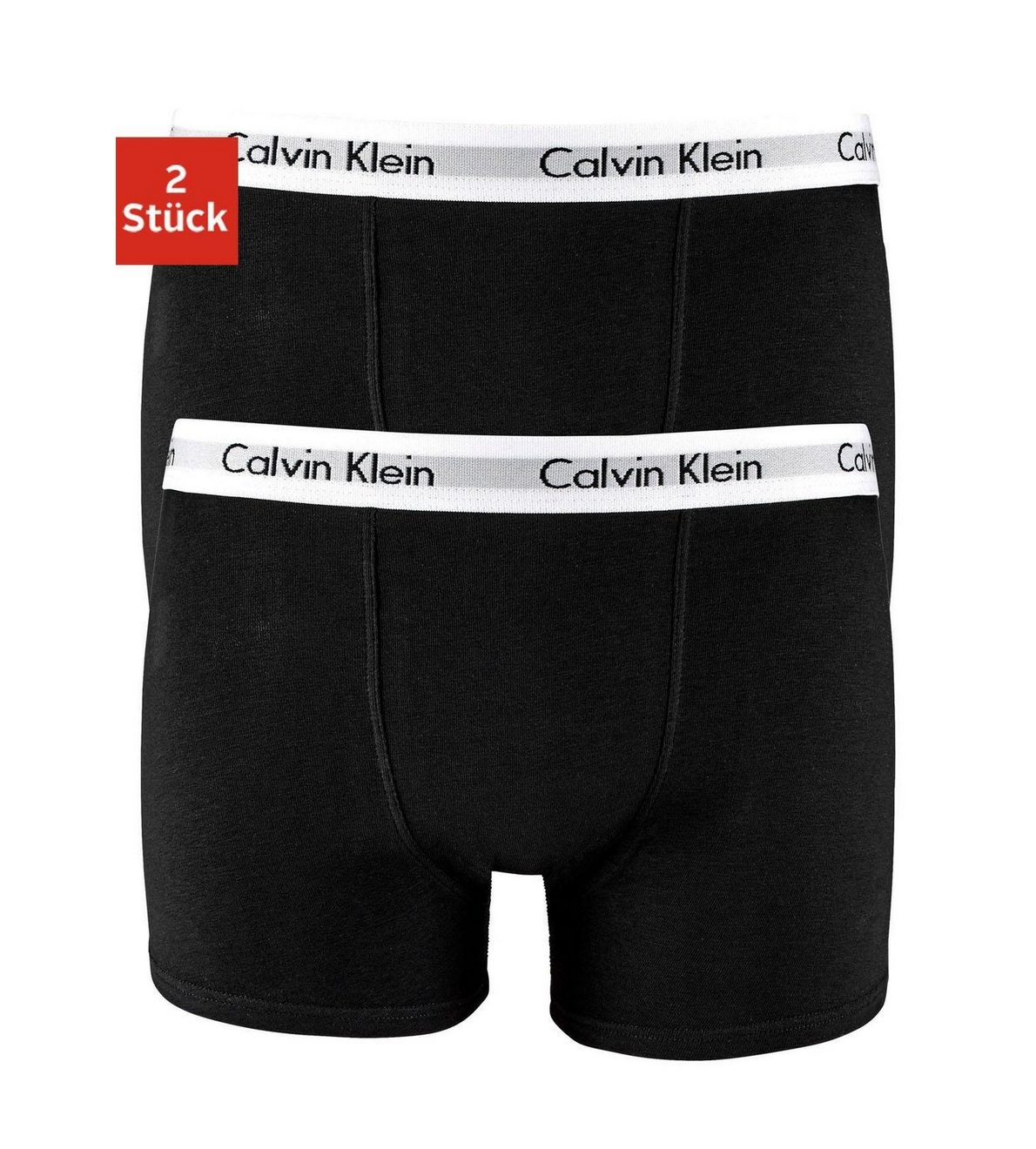 Calvin Klein Geweven boxershort Kinderen Kids Junior MiniMe, met CK logo op de tailleband (set, 2 stuks)