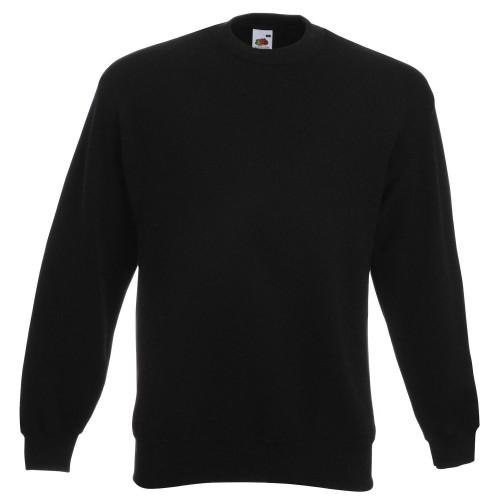 Fruit Of The Loom Heren klassiek 80/20 set-in sweatshirt S wit