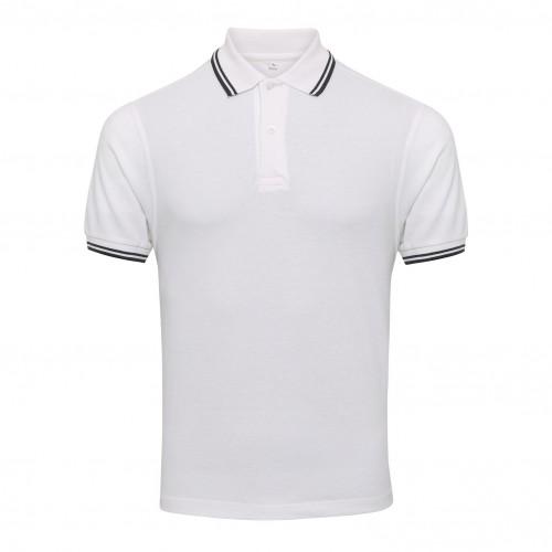 Awdis Piqu-poloshirt met stretch voor heren 2XL geel/zwart