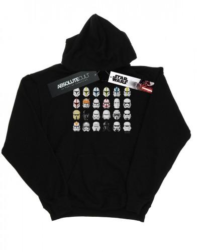 Star Wars jongens Trooper helmen hoodie 12-13 wit
