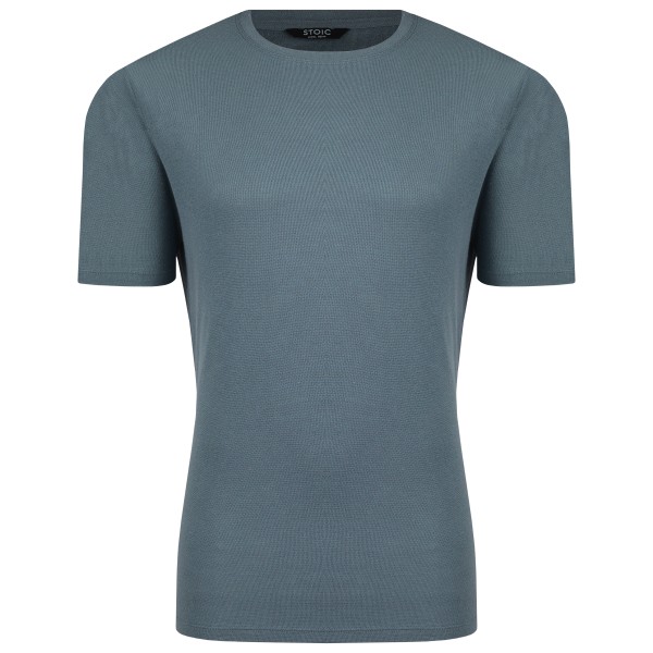Stoic  WoolHemp VarbergSt Pique Tee - T-shirt, grijs