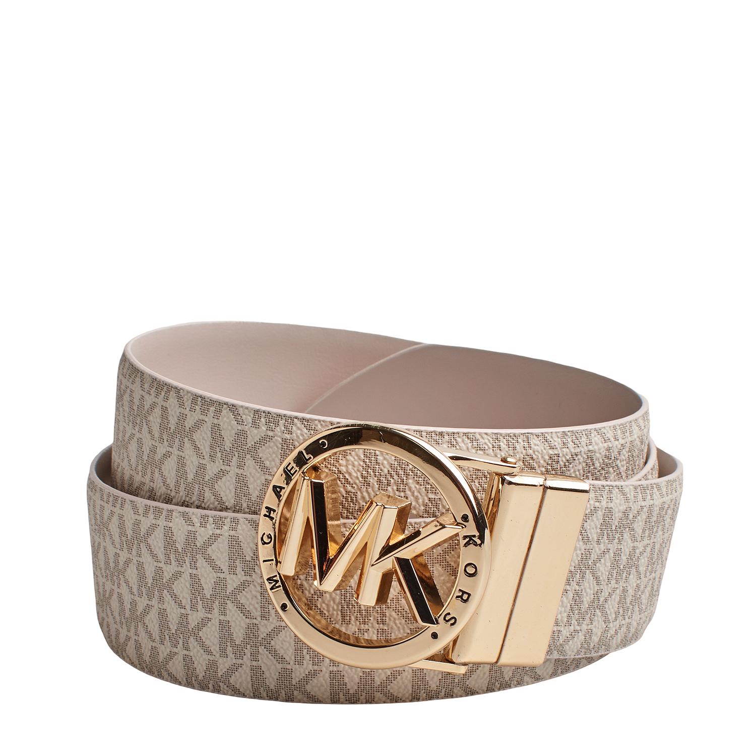 Michael Kors Omkeerbare leren riem 558574 voor dames L