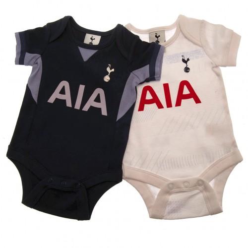 Tottenham Hotspur FC Baby 2023-2024 Kit Bodysuit (Pack of 2) 0-3 Months