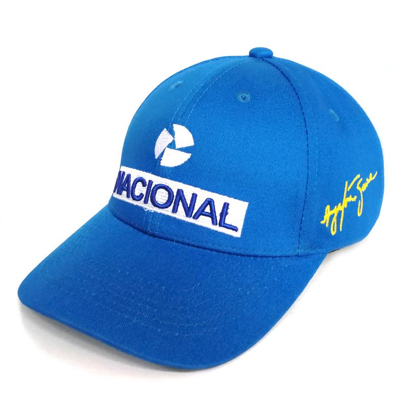 91440111MAC1KNR116 Ayrton Senna Baseball Cap Unisex Fashion Cool Borduren Ayrton Senna Hoeden Verstelbare Katoenen Papa Caps One Size