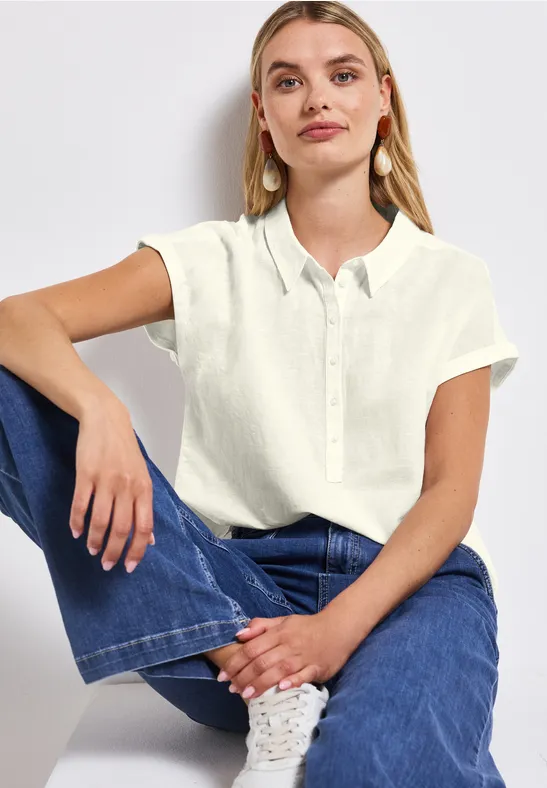 Street One Linnen mix overhemd blouse