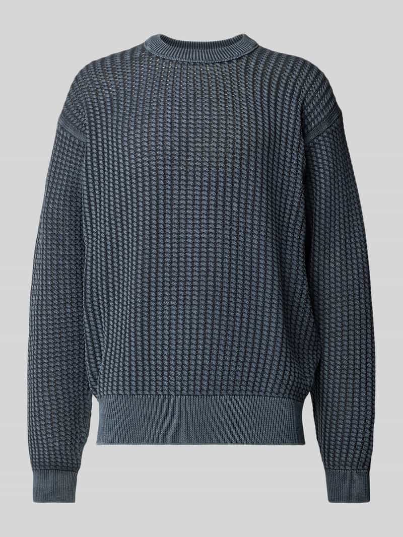 Boss Orange Gebreide trui Agolan 10267324 met merklabel van boss