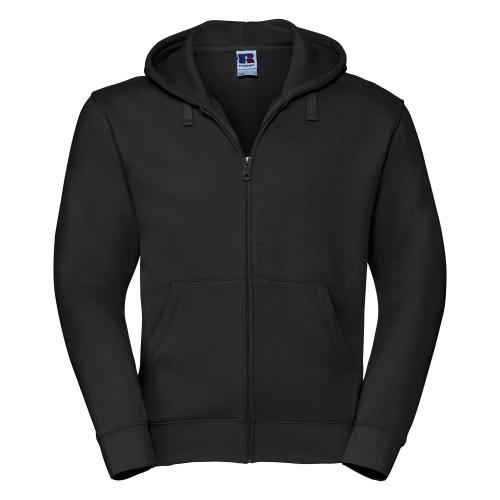 Russell Heren Authentiek Sweatshirt / Hoodie met Volledige Rits en Capuchon 2XL zwart
