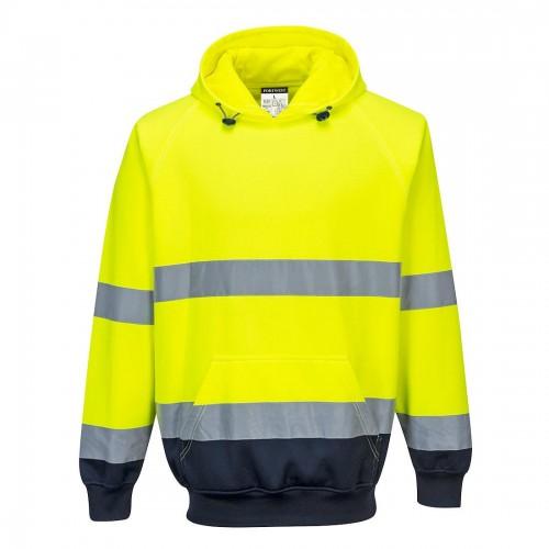 Portwest Heren B316 Contrast Hi-Vis Hoodie 3XL geel