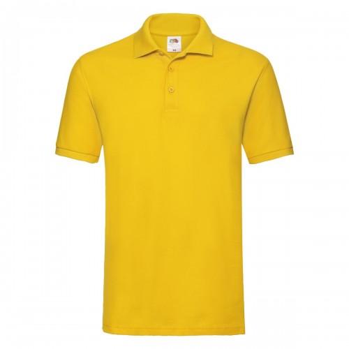 Fruit Of The Loom Mens Premium Pique Polo Shirt XXL rood