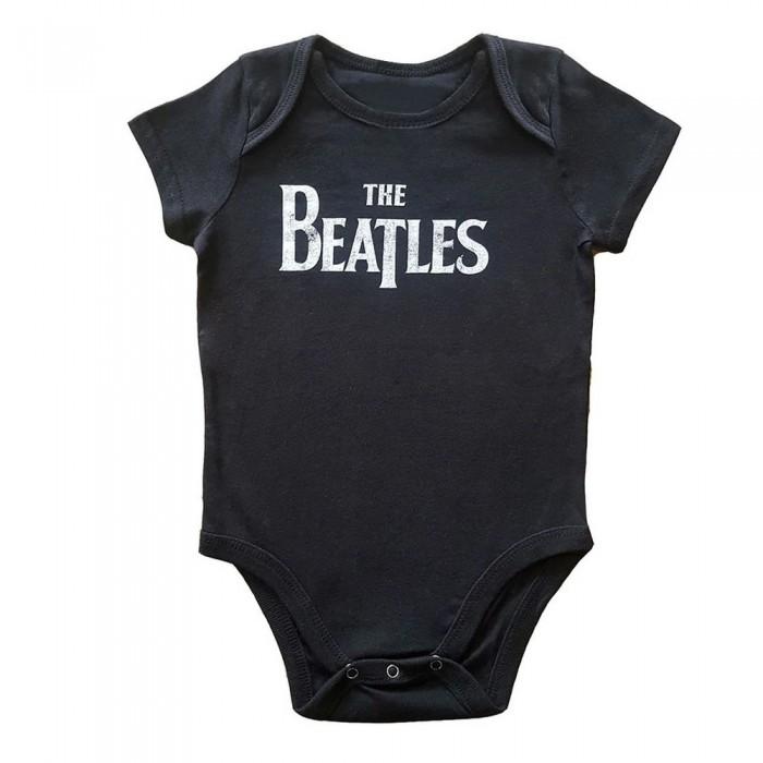 The Beatles Baby Drop T-logo Babygrow 18 Months zwart