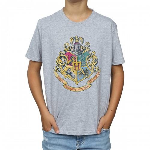 Harry Potter jongens Zweinstein Crest T-shirt 12-13 grijs