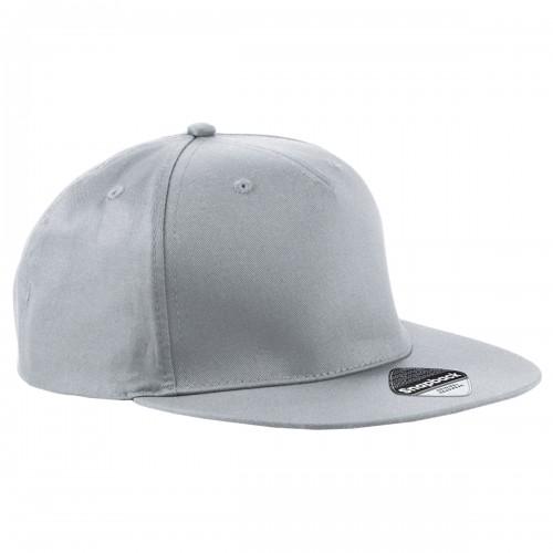 Beechfield unisex volwassen snapback-pet One Size lichtgrijze kleur