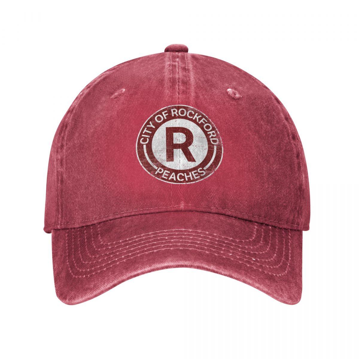 91421224MABN1UXM5T A League Of Their Own Cap Hoeden Heren Dames Baseball Cap Hip Hop R Baseball Rockford Peaches Baseball Hat Denim Casquette Gorras One Size