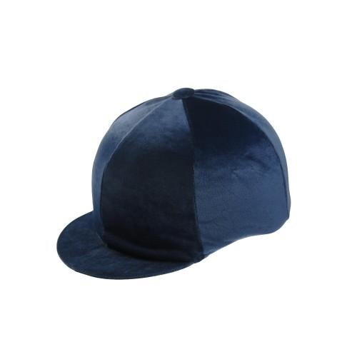 Capz effen fluwelen kapafdekking One Size bruin