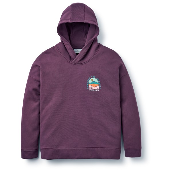 Passenger  Women's Outlook Recycled Cotton Hoodie - Hoodie, purper
