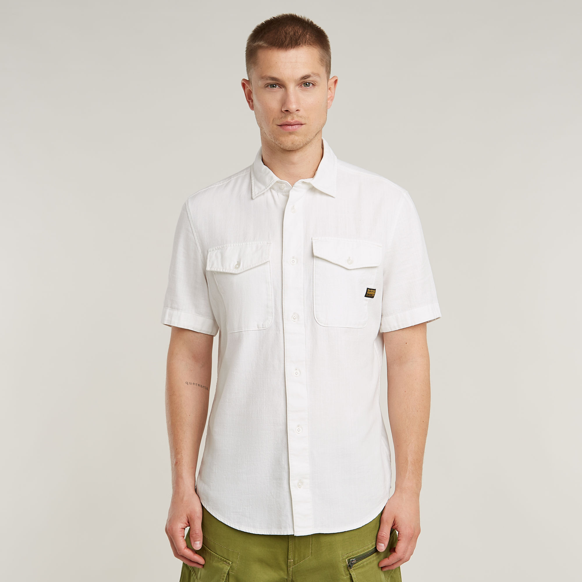 G-Star RAW Marine Slim Shirt - Wit - Heren