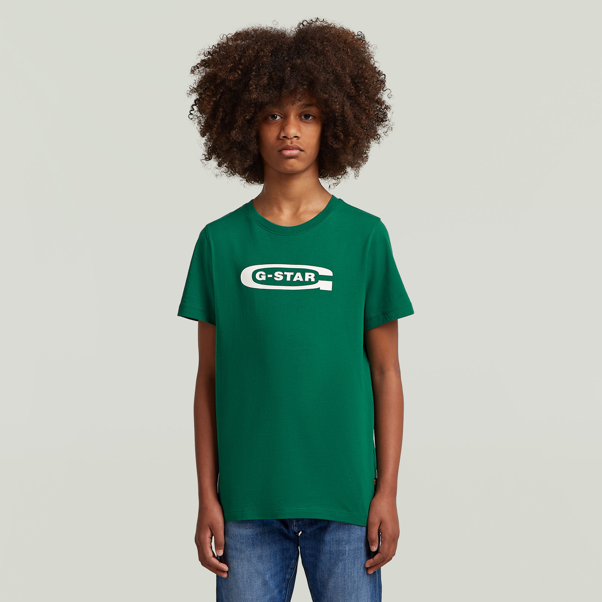 G-Star RAW Regular T-shirt Jongens - Groen - jongens