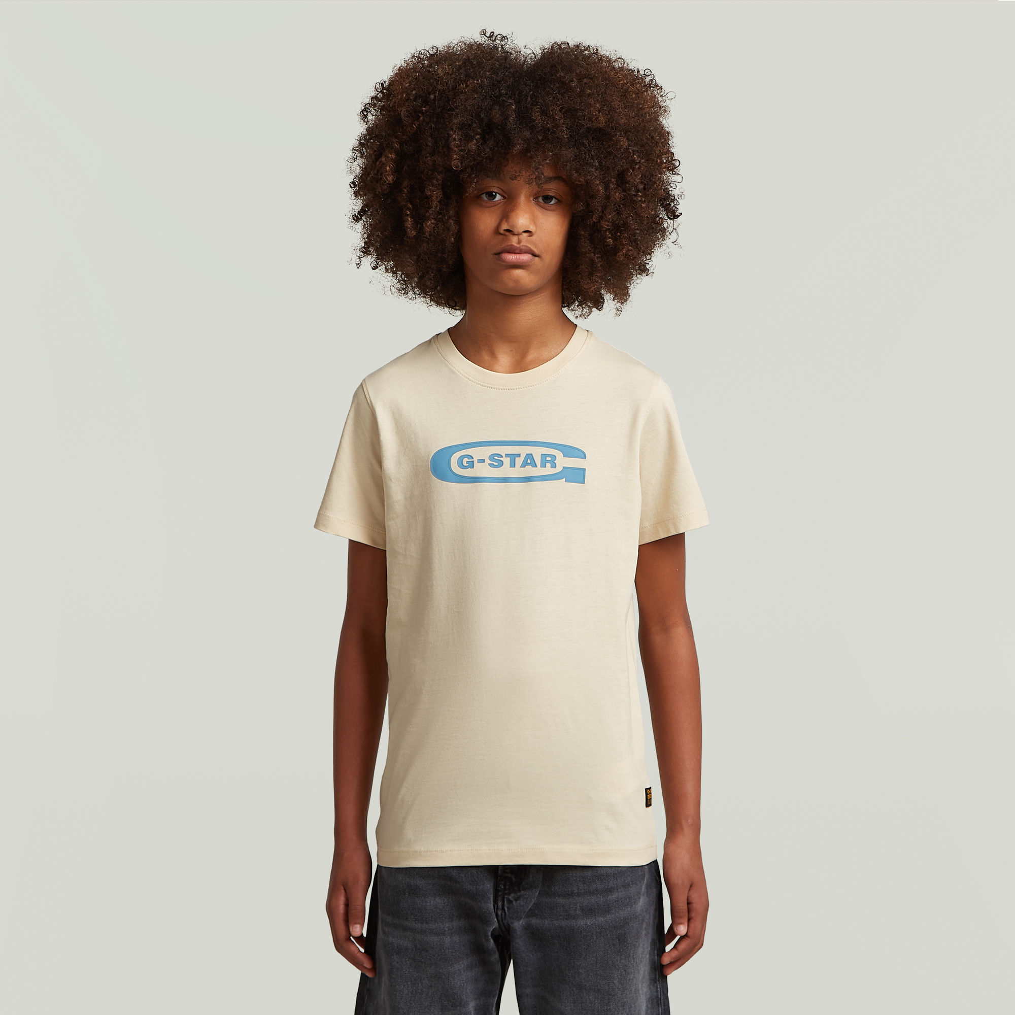 G-Star RAW T-shirt Jongens - Beige - jongens