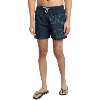 Emporio Armani Zwembroek  Logo Grafische Zwemshorts