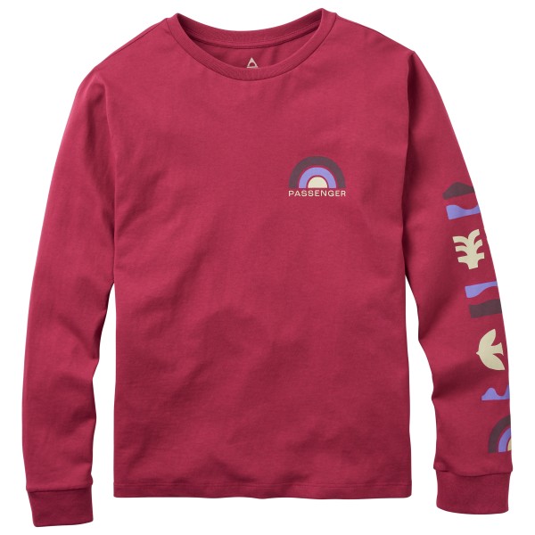 Passenger  Women's Papercut Recycled Cotton L/S T-Shirt - Longsleeve, roze