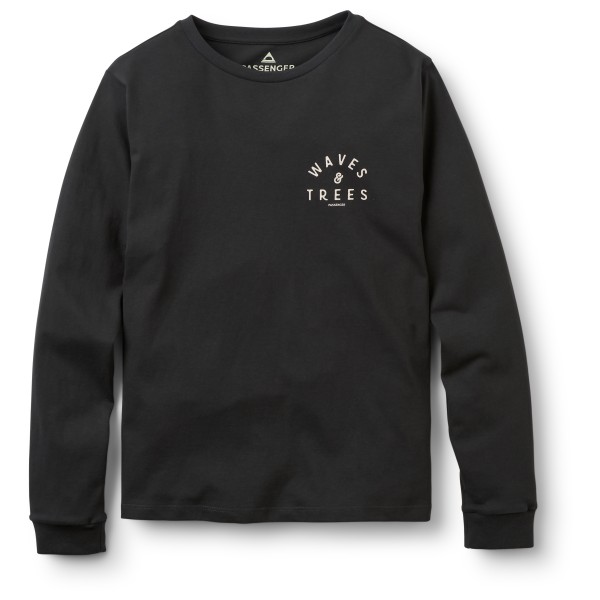 Passenger  Women's Penida Recycled Cotton L/S T-Shirt - Longsleeve, zwart