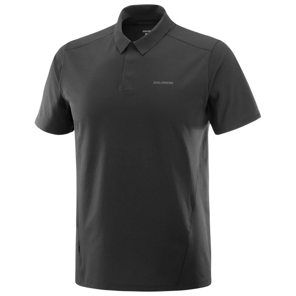 Salomon  Trackline Polo Shirt - Poloshirt, zwart/grijs