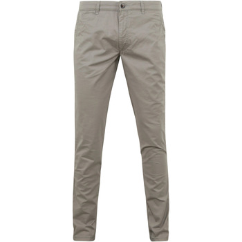Suitable Broek  Plato Chino Grijs