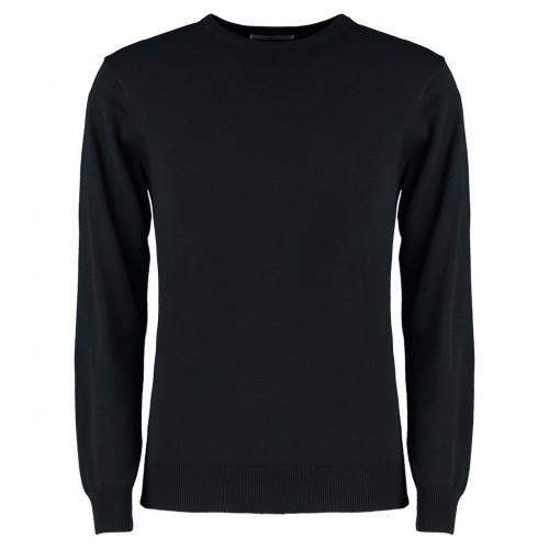 Kustom Kit Heren Arundel trui met ronde hals 3XL zwart