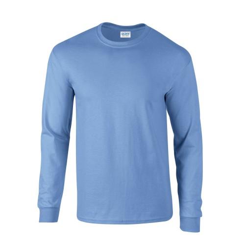 Gildan Unisex volwassen ultra-effen katoenen T-shirt met lange mouwen L bosgroene kleur