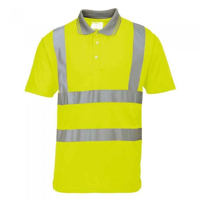 Portwest unisex poloshirt met hoge zichtbaarheid voor volwassenen XXL geel