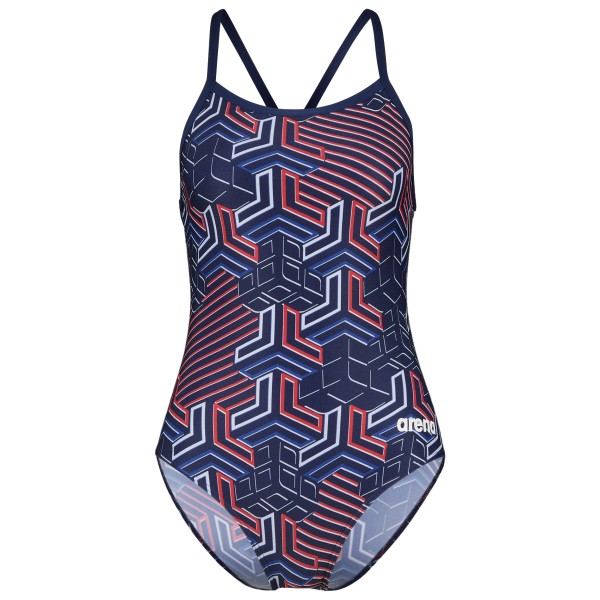 Arena  Women's Kikko Pro Swimsuit Lightdrop Back - Badpak, blauw/purper