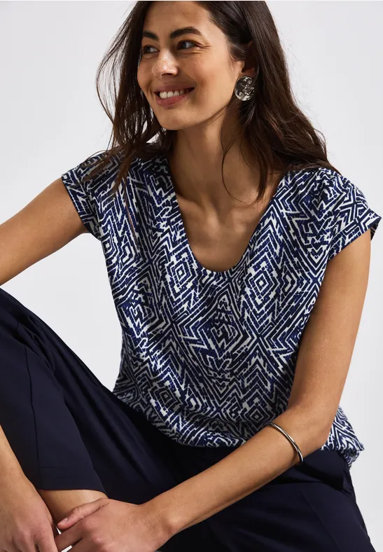 Street One Gedessineerde blouse