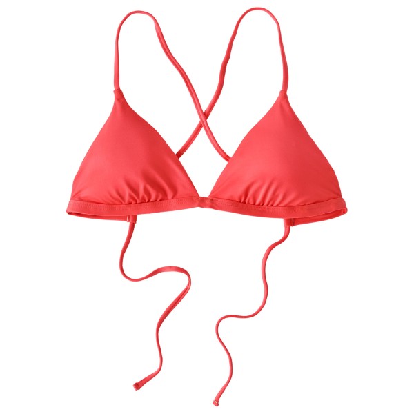 Patagonia  Women's Cross Shore Triangle Top - Bikinitop, rood/wit