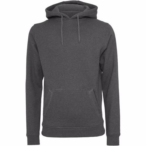 Build Your Brand Bouw uw merk zware pullover-hoodie voor heren S houtskool