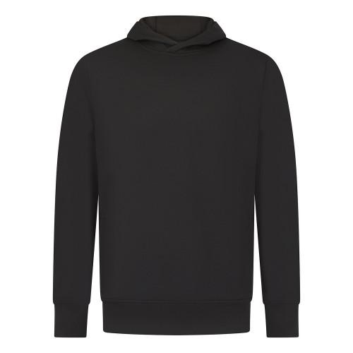 Finden & Hales Uniseks volwassen team effen hoodie S zwart